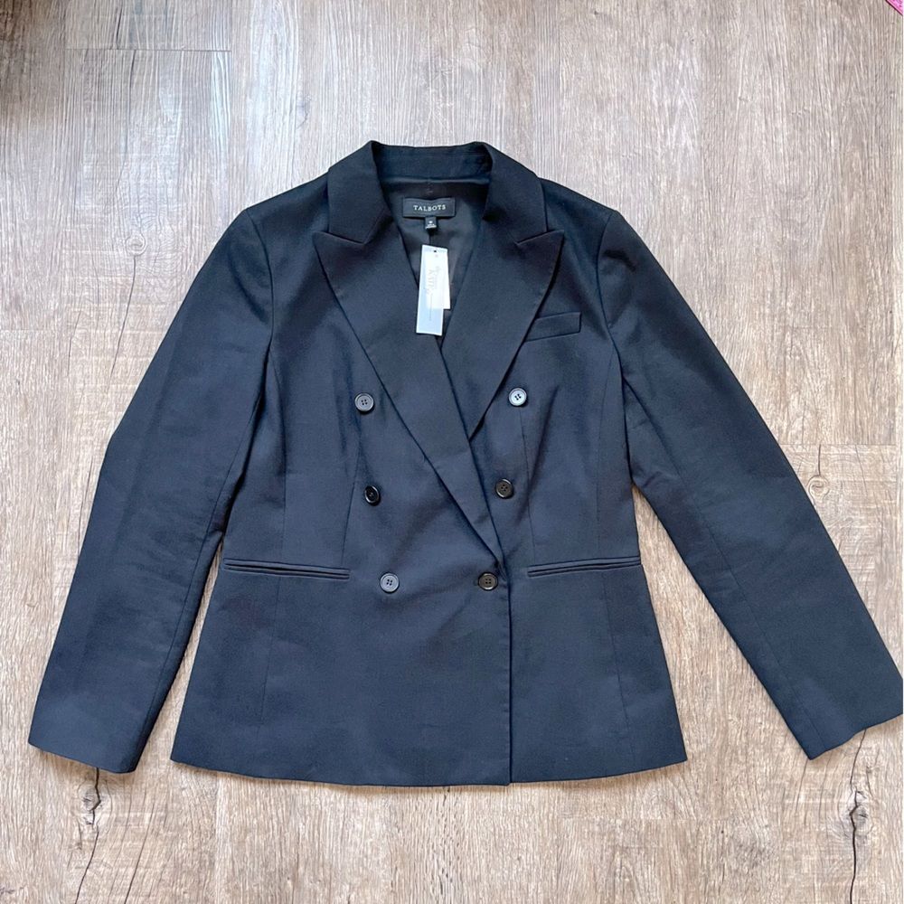 Talbots Double-Breasted Kate Fit Blazer - 10 - NWT